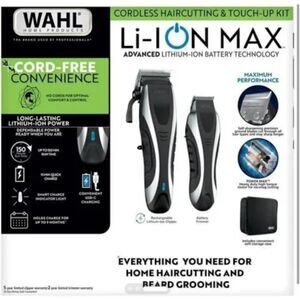 NIB - Wahl Li-ION MAX Cordless Haircutting & Beard Grooming Kit